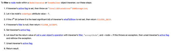 DOM Node algorithm spec